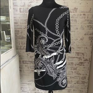 Black and white dress